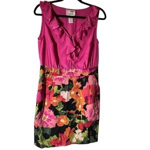 Tabitha Dress Women's 10 Ruffled Pencil Great Escape‎ ANTHROPOLOGIE Cottagecore